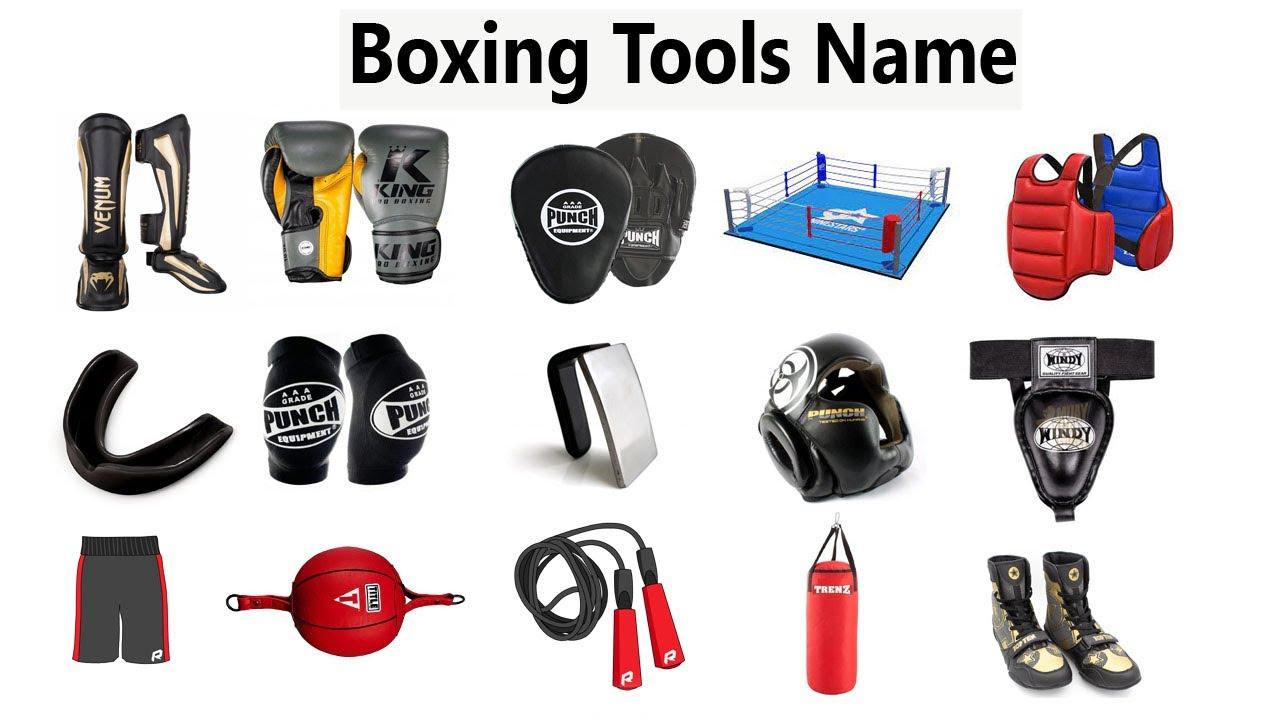 Tool name. Boxing Tools. Boxing Tools names. Boxing Equipment. Бокс с материалами.